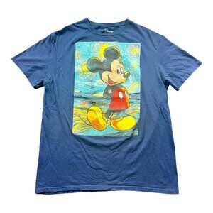Disney Mickey Mouse Van Gogh Painting T-Shirt